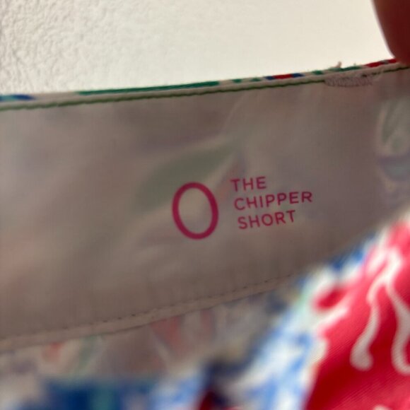 Lilly Pulitzer Womens Multicolor Coral Print Mid Rise The Chipper Shorts Size 0 - Picture 5 of 9